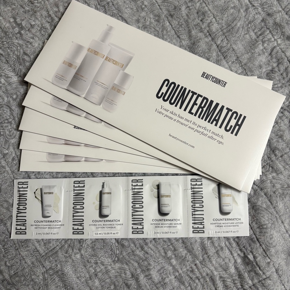 *Beautycounter* Countermatch Skincare Samples. Set of 5.